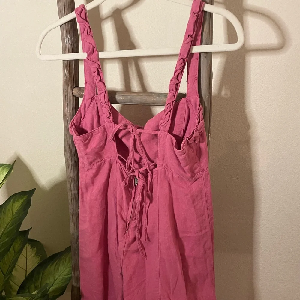 COPY - Zara Linen Dress - Picture 4 of 5